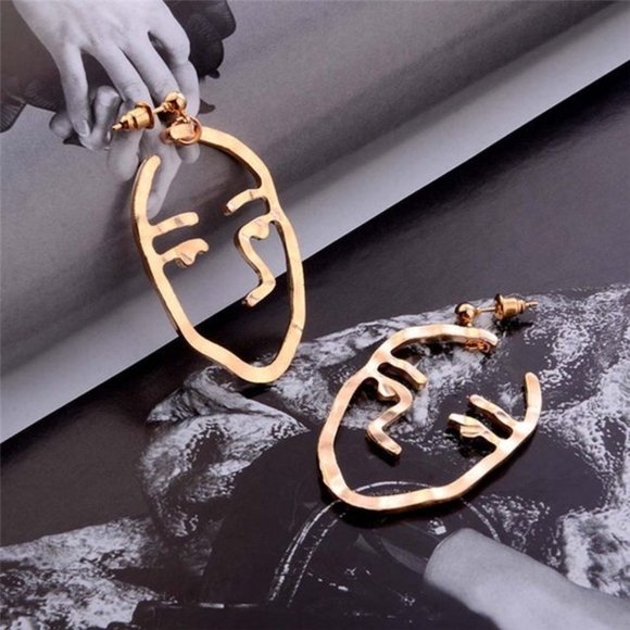 Gold Zara Earrings - Picture 4 of 5